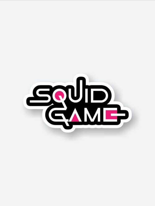 Squid Game Logo Sticker