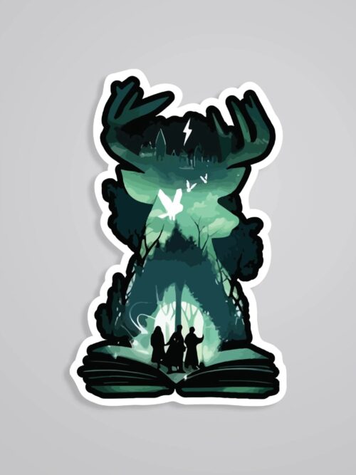 Stag Patronus Silhouette Movies Stickers
