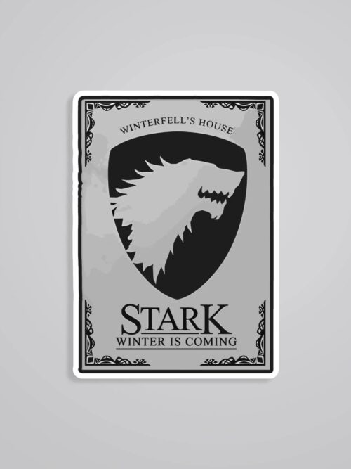 Stark Winter Is Coming TV Shows Stickers