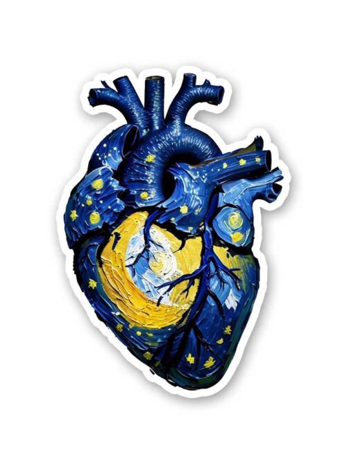 Starry Heart Sticker