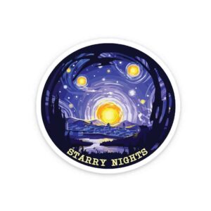 Starry Night Sticker
