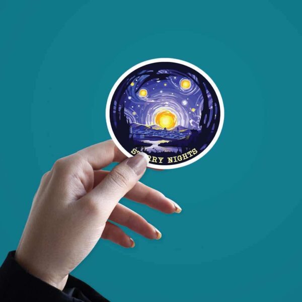 Starry Night Sticker