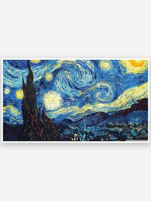 Starry night sticker