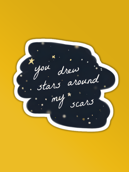 Stars Around Scars Taylor Swift Stickers