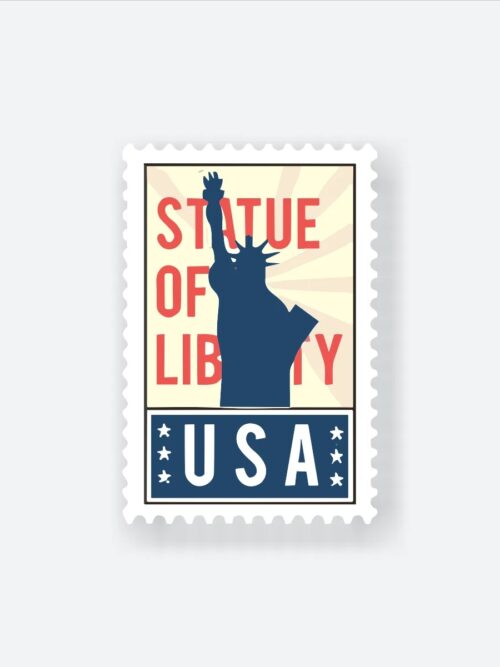 Statue Of Liberty USA Sticker