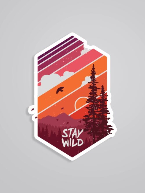 Stay Wild Travels Stickers