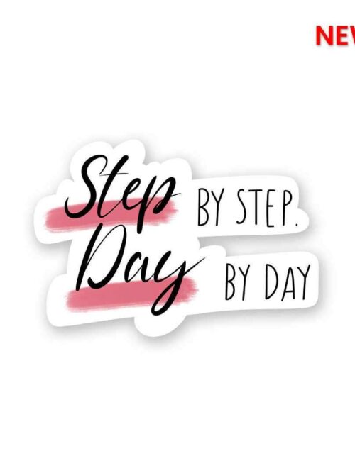 Step By Step Sticker