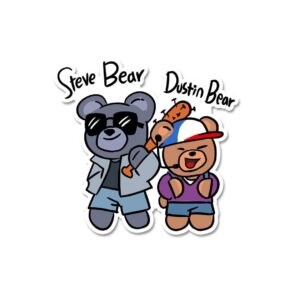 Steve Bear Dusty Bear Sticker Steve Bear Dusty Bear Sticker