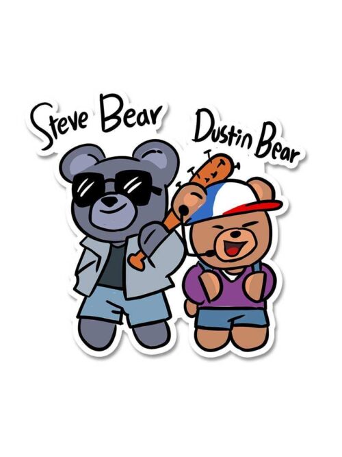 Steve Bear Dusty Bear Sticker