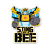 Sting Like A Bee Sticker