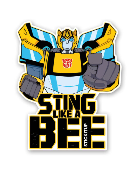 Sting Like A Bee Sticker