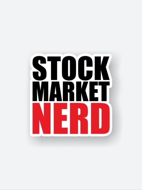 Stock Market Nerd Sticker