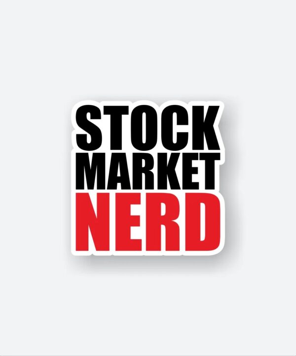 Stock Market Nerd Sticker