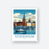 Stockholm Sweden Sticker