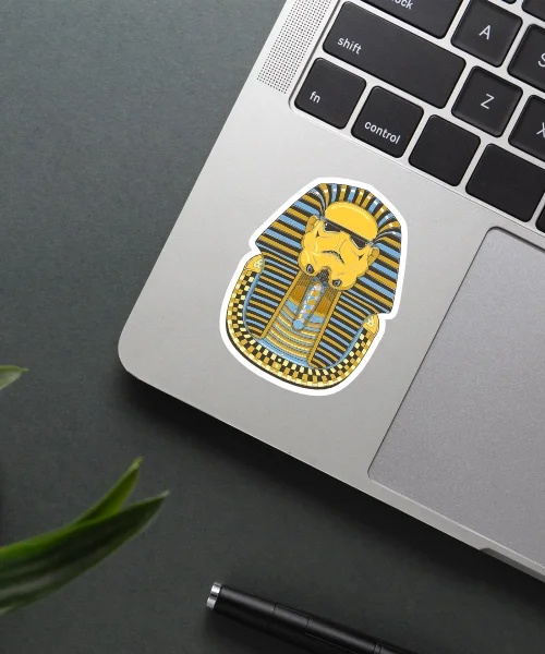 Stormtrooper Mummy Sticker Stormtrooper Mummy Sticker