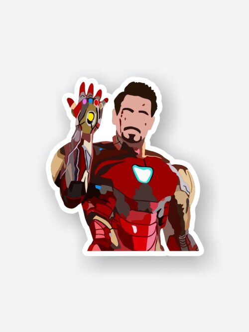 Strakk Iron Man Sticker