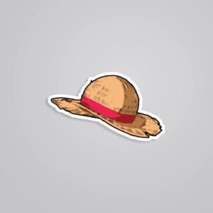 Straw Hat Anime Stickers Straw Hat Anime Stickers