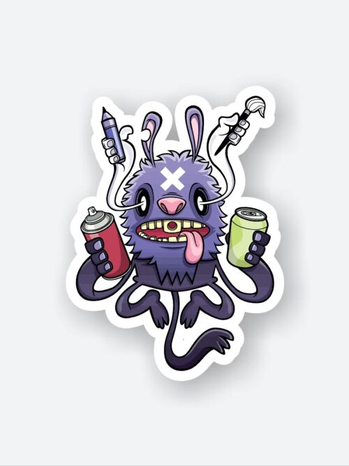 Street Art Monster