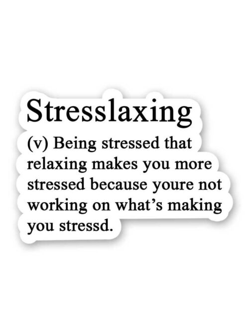 Stresslaxing Sticker