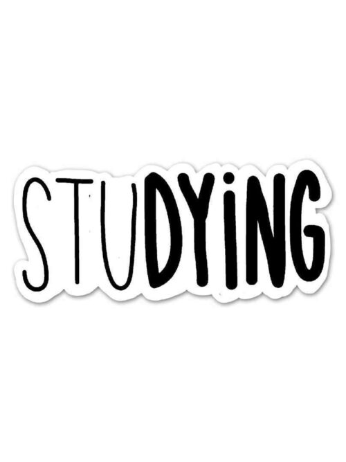 StuDYING Sticker