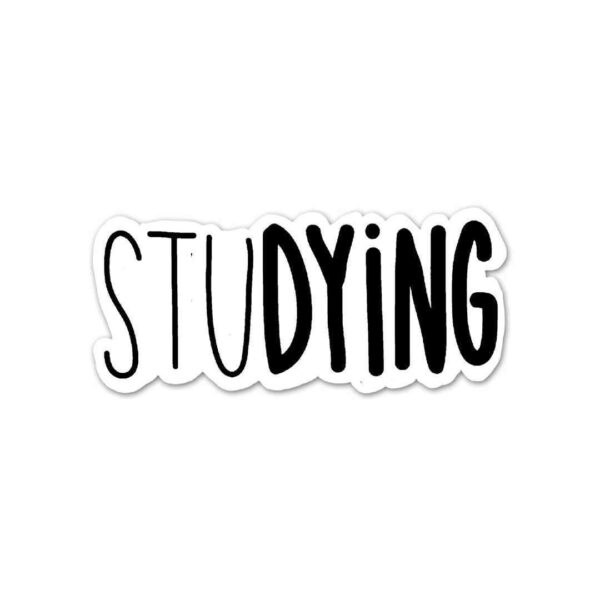 StuDYING Sticker