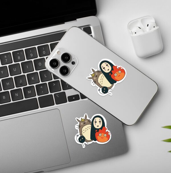 Studio Ghibli Characters Laptop Mobile Stickers Studio Ghibli Characters Laptop Mobile Stickers