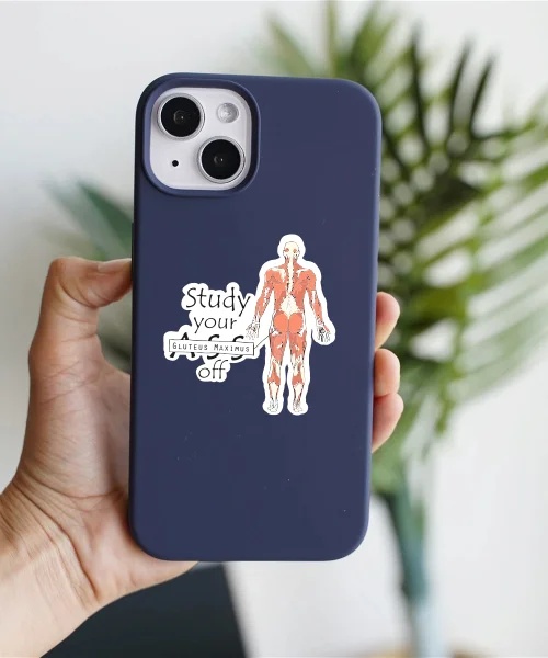 Study YourGluteus Maximus Off Sticker