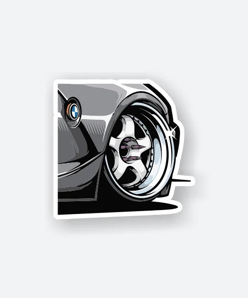 Stylish BMW Sticker