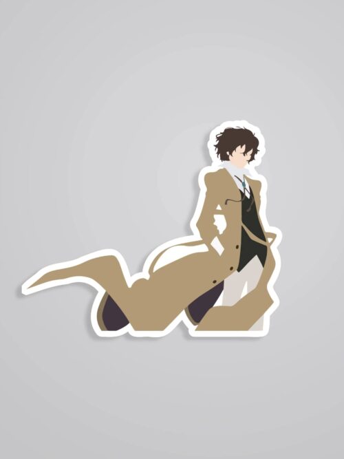 Stylish Detective Dazai Anime Stickers