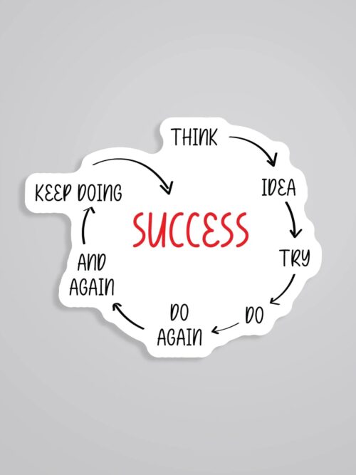 Success Motivational Stickers