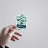 Success Is A State Of Mind Motivational Stickers