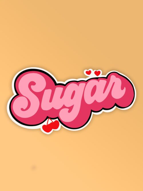 Sugar   Laptop Mobile Stickers