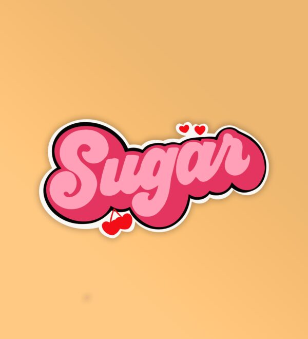 Sugar Laptop Mobile Stickers Sugar Laptop Mobile Stickers