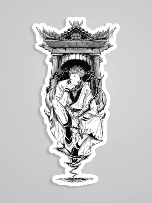 Sukuna Malevolent Shrine Anime Stickers