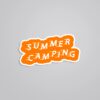 Summer Camping Travels Stickers