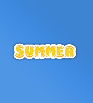 Summer Laptop Mobile Stickers