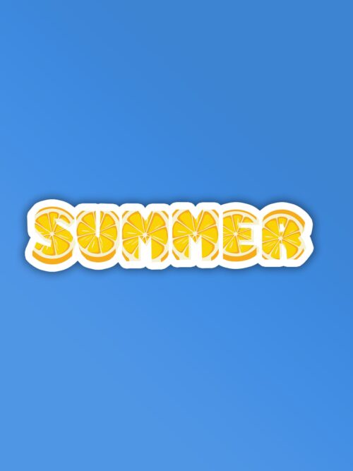 Summer Laptop Mobile Stickers