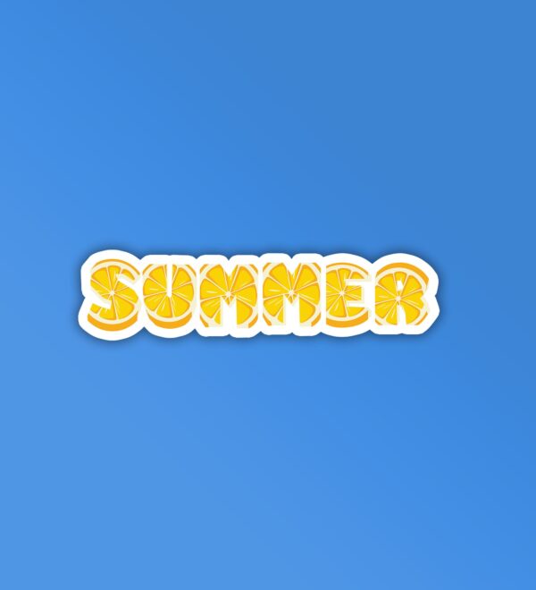 Summer Laptop Mobile Stickers Summer Laptop Mobile Stickers