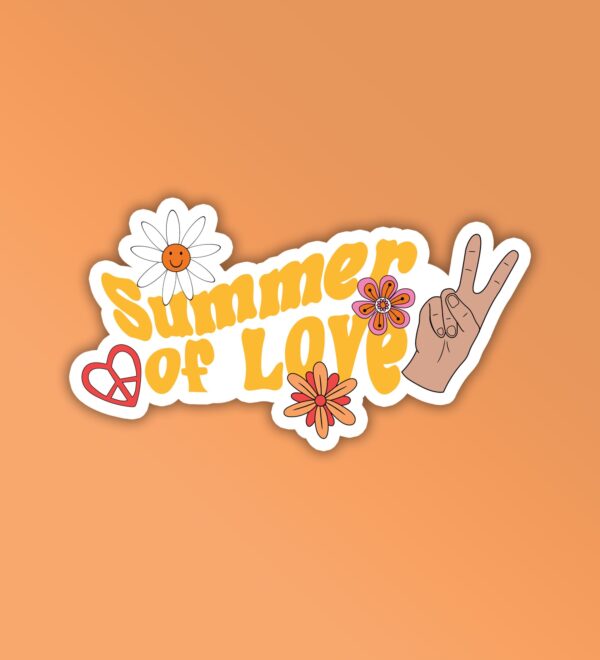 Summer Of Love Laptop Mobile Stickers Summer Of Love Laptop Mobile Stickers