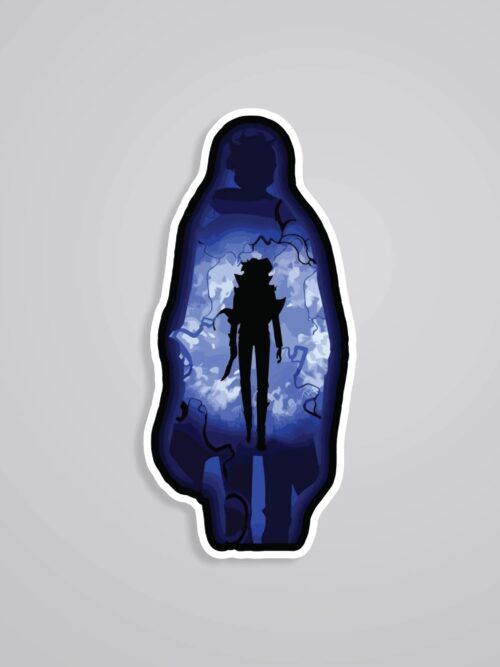Sung Jin Woo Black Silhouette Anime Stickers