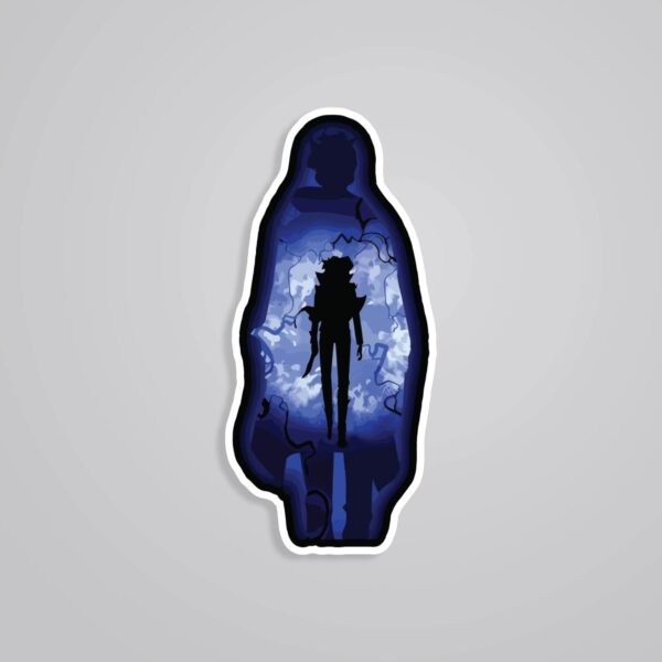 Sung Jin Woo Black Silhouette Anime Stickers Sung Jin Woo Black Silhouette Anime Stickers