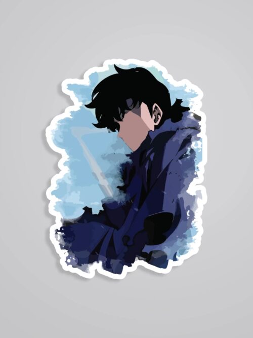 Sung Jin Woo Minimalist Anime Stickers