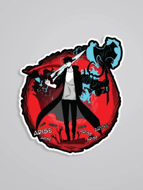 Sung Jin Woo Shadow Monarch Anime Stickers