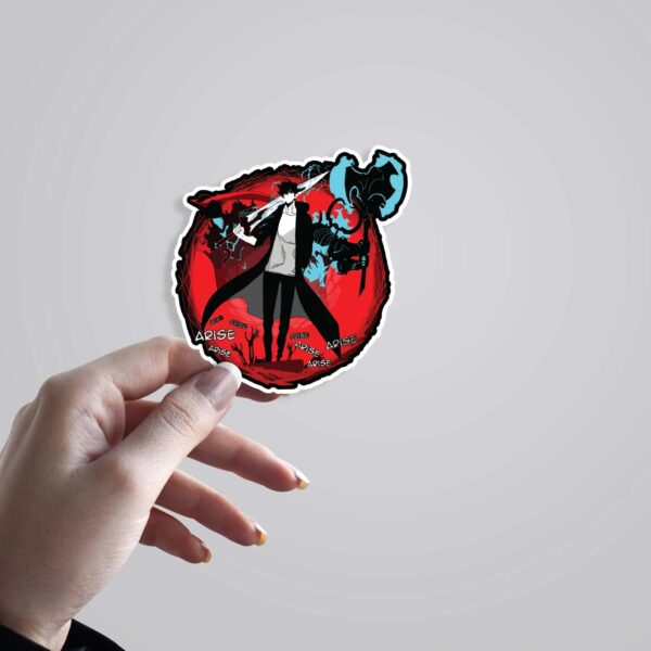 Sung Jin Woo Shadow Monarch Anime Stickers Sung Jin Woo Shadow Monarch Anime Stickers