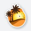 Sunset View Sticker