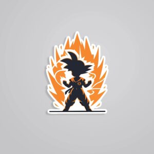 Super Saiyan Goku Anime Stickers Super Saiyan Goku Anime Stickers