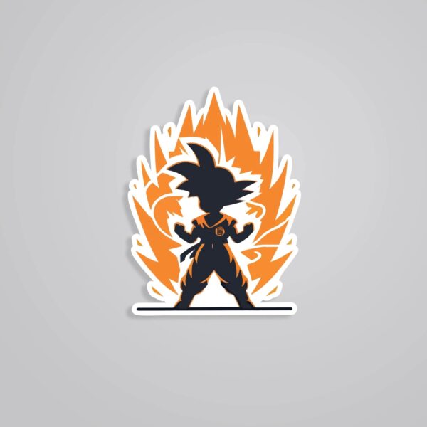 Super Saiyan Goku Anime Stickers_1 Super Saiyan Goku Anime Stickers
