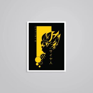 Super Saiyan Silhouette Anime Stickers Super Saiyan Silhouette Anime Stickers