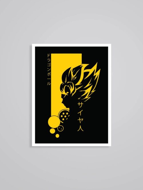 Super Saiyan Silhouette Anime Stickers