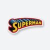 Superman Text Logo Sticker